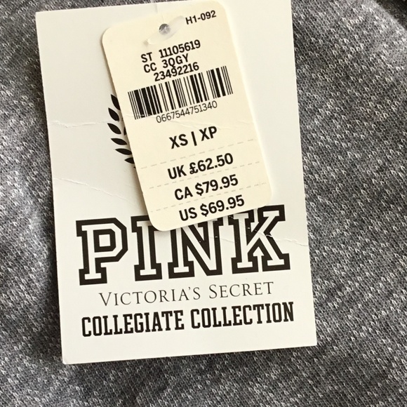 Victoria's Secret PINK Campus Half-Zip Hoodie - Picture 5 of 6